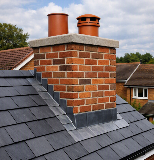 Shire Roofing Cheltenham New Pointed Chimney Medium